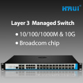 Melhores produtos Layer 3 oem 24 port switch de fibra gerenciada com preço de fábrica